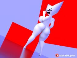 1girls 3d 3d_animation alphasoup animated areolae ass barefoot breasts completely_nude completely_nude_female female female_only full_body naked naked_female nipples nude nude_female open_mouth open_smile smile solo solo_female tagme video white_body