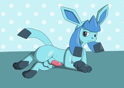 balls eeveelution fur furry furry_only gay glaceon male male_only nintendo penis pokémon_(species) pokemon presenting rvlis video_games yaoi