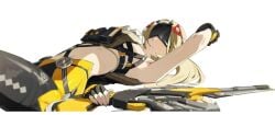 armpits blindfolded_female female masked_female official_art stomach tagme trigger_(zenless_zone_zero) zenless_zone_zero