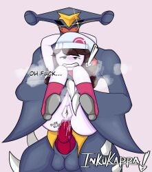 anal anal_sex anal_sex clothed clothed_female cosplay dawn_(pokemon)_(cosplay) eye_glint garchomp gritted_teeth inkukappansfw jaiden jaiden_animations jaiden_dittfach lifted lifted_by_another lifting_person no_panties penis pokemon pokemon_(species) pokemon_dppt pokephilia red_penis tagme youtube youtuber