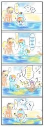 applejack_(mlp) comic equine female friendship_is_magic mammal my_little_pony peeing pegasus rainbow_dash_(mlp) scootaloo_(mlp) straight_hair text translated urine urine_drinking watersports wings