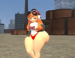 big_ass_(female) big_booty big_butt_(female) bubble_ass_(female) bubble_butt_(female) kaibernation meggy_spletzer red_panties smg4
