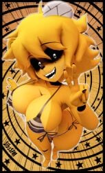 1girls artist_request fazclaire's_nightclub female five_nights_at_freddy's golden_freddy_(fnaf) golden_fredina_(cally3d) solo solo_female tagme type_0 unknown_artist