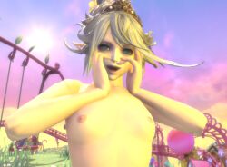 breasts final_fantasy_xiv nude pixie pov primal_(final_fantasy) titania_(ffxiv) white_hair yandere_trance