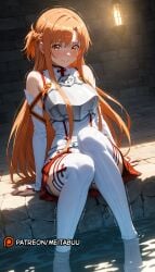 ai_generated arm_support armor armored_dress armpit_crease artist_name asuna_(sao) asymmetrical_bangs bare_shoulders barefoot bbc belt biting_own_lip blush boots braid breastplate breasts brick_wall brown_eyes brown_hair caption captioned closed_mouth comic detached_sleeves dress dutch_angle embarrassed feet feet_out_of_frame female fingerless_gloves foot_out_of_frame french_braid full_body furrowed_brow gloves hair_between_eyes half_updo indoors knees_together_feet_apart knees_up lamp lantern large_breasts leaning_back legs light light_blush long_hair long_legs long_sleeves looking_at_viewer manga medium_breasts meitabuu miniskirt motion_lines nervous nervous_smile night no_shoes nose_blush ntr orange_eyes orange_hair outdoors panties panty_peek pantyshot parted_bangs partially_submerged patreon_logo patreon_username pleated_dress pleated_skirt pool poolside qos raised_eyebrows red_skirt refraction ripples scared shadow shaking shirt short_ponytail sidelocks sitting skindentation skirt sleeveless sleeveless_dress sleeveless_shirt sleeves_past_wrists smile soaking_feet solo stairs stone_floor stone_wall straight_hair sunlight sweat sword_art_online tearing_up thigh_boots thighhighs thighs toeless_legwear toenails toes trembling underwear upskirt very_long_hair water watermark wavy_mouth web_address wet wet_clothes white_armor white_belt white_dress white_footwear white_panties white_shirt white_skirt white_sleeves white_thighhighs wooden_wall yuuki_asuna zettai_ryouiki