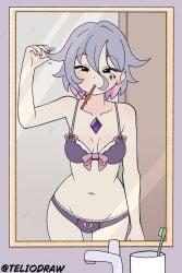 koseki bijou from hololive by teliodraw