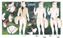 4_toes absurd_res animal_genitalia animal_penis anthro ass big_sheath blush brown_eyes canid canine canine_genitalia canine_penis canis ear_blush ears_back english_text eyewear feet fluffy flustered flustered_male foot_focus fully_erect_inside_sheath fur genitals glasses hand_on_sheath hi_res holding_another's_sheath holding_knot holding_knot_root holding_own_knot holding_own_penis holding_own_sheath holding_penis holding_sheath jewelry knot knot_in_sheath knotted_penis lipsticking long_sheath male mammal model_sheet multi_nipple necklace nipples nude pawpads paws penis penis_tip pivoted_ears plantigrade plantigrade_pawpads retracted_sheath rounded_ears sabbyth scruffy sheath sheath_grab sheath_pull sheath_pulled_back small_penis solo tan_body tan_fur tasteful_nudity text toes tuft viskasunya whiskers wolf