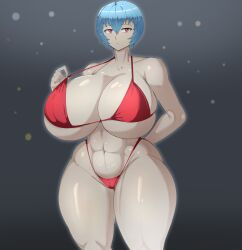 rei ayanami from neon genesis evangelion by loftysundew