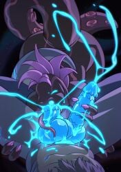 2_penises absurd_res annelid anthro bodily_fluids capcom cum cum_in_mouth cum_inside diphallia diphallism duo fellatio female flying_wyvern genital_fluids genitals glowing glowing_cum glowing_genitalia glowing_penis hi_res hybrid knot knotted_penis kyabetsu leech licking male male/female monster_hunter multi_genitalia multi_penis nargacuga oral oral_penetration penetration penile penile_penetration penis penis_lick ridged_penis saliva scar sex tongue unusual_bodily_fluids unusual_cum unusual_genital_fluids vayhl'ayne_(vahlyance) veronica_(reptilligator)