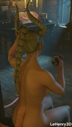 1girls 3d baldur's_gate baldur's_gate_3 breasts completely_naked completely_naked_female completely_nude completely_nude_female detailed_background dungeons_and_dragons elf elf_ears female female_focus female_only forgotten_realms hi_res high_resolution highres horns large_breasts lehenry3d naked nude shadowheart solo solo_focus tail wizards_of_the_coast