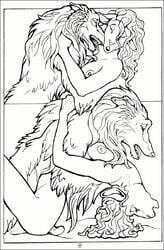 arching_back breasts canine canine caprine collie comic dark_natasha female licking male mammal nude sheep tongue tongue_out