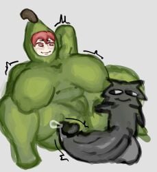 1boy 1girls 2d 2d_(artwork) arms_behind_head arms_up ass ass_visible_through_thighs bbw belly belly_overhang big_ass big_breasts bodysuit breasts cameltoe costume creature curvy curvy_female erect_nipples erect_nipples_under_clothes fat_ass fat_mons fat_thighs female funny gigantic_breasts horny horny_female huge_ass huge_breasts huge_cock huge_thighs imminent_sex kasane_teto large_ass large_breasts male massive_breasts meme motion_lines navel nipple_bulge overweight overweight_female pear_shaped pear_shaped_female pearto penis precum red_hair small_but_hung spread_legs thick_thighs thighs trembling utau uufnjini venus_body voluptuous voluptuous_female wet wet_pussy wide_hips