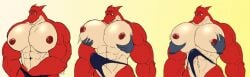 bara bara_tiddies bara_tits big_chest big_pecs buff gigantic_pecs groping huge_chest huge_pecs male male/male male_only narissias
