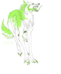 5:6 absurd_res animal_genitalia canid canine cheek_tuft claws facial_piercing facial_tuft feral feral_only fully_sheathed fur genitals green_body green_claws green_eyes green_fur green_pawpads green_tail green_tongue hi_res male mammal msdeadsoul multicolored_body multicolored_fur multiple_piercings neck_tuft nose_piercing nose_ring open_mouth pawpads piercing ring_piercing septum_piercing septum_ring sheath signature simple_background solo tail tongue tongue_piercing tuft two_tone_body two_tone_fur white_background white_body white_fur white_tail
