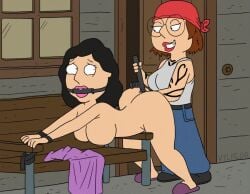 20th_century_fox 20th_century_studios 2girls age_difference anal anal_insertion animated ball_gag big_breasts black_hair bonnie_swanson brown_hair family_guy female fisting huge_breasts light-skinned_female light_skin mature mature_female meg_griffin meg_griffin_(ex_convict) milf mother mp4 no_sound tagme tattoo tattooed_arm tattoos vaginal_fisting vaginal_penetration video vylfgor yuri