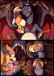 ass buizel charizard comic furry_only pokemon pokemon_mystery_dungeon shiny_charizard shiny_pokemon tagme text unwilling_prey vore willing_pred