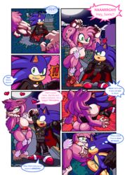 amy_rose amy_rose_the_werehog big_breasts big_penis breasts calloween_-_night_of_the_were-girls comic costume escopeto female fluffy halloween hedgehog holidays huge_breasts huge_cock male mammal monster_girl_(genre) patreon penis sonic_(series) sonic_the_hedgehog sonic_unleashed superbunnygt video_games were werehog