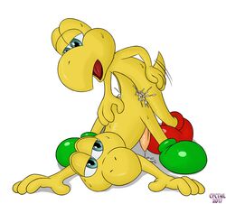 cpctail cum duo koopa koopa_troopa male mario_(series) nintendo penis reptile scalie toony turtle video_games yaoi