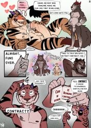 absurd_res anthro attribute_theft balls belly big_penis blush bodily_fluids body_size_growth book canid canine canis comic cum cum_inside darius_(picantetortuga) dialogue digital_media_(artwork) duo english_text erection expansion eye_scar facial_scar felid foreskin fur genital_fluids genitals growth hi_res horn huge_cock humanoid_genitalia hybrid inflation intelligence_loss juno_(picantetortuga) looking_pleasured male male/male mammal monochrome muscular muscular_male mythological_canine mythological_creature mythology niple nipple_piercing nipples nude open_mouth pantherine penis picantetortuga piercing scar shrinking simple_background size_difference size_play size_theft size_transformation smile snap species_transformation speech_bubble stripes stroking_penis tail text tiger tongue transformation uncircumcised werecanid werecanine werecreature werefelid werepantherine weretiger werewolf white_body white_fur wolf