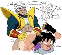 1boy 1girls abs alien alien/human alien_male all_fours ass ass_focus baby_(dragon_ball) baby_vegeta big_ass big_breasts bitch black_gloves black_hair blue_eyes blush cheating cheating_bitch cheating_female cheating_girlfriend cheating_whore cheating_with_villain clothed clothed_female clothed_male clothes clothing doggy_style dragon_ball dragon_ball_(series) dragon_ball_gt dragon_ball_z duo duo_focus female female_focus female_penetrated ferretidk gloves gogeta grabbing grabbing_ass grabbing_ass_while_penetrating grabbing_from_behind heart heroine human human_female infidelity male male/female male_and_female male_and_female_focus male_focus male_penetrating male_penetrating_female male_villain maledom masculine_male netorare ntr penetration penetration_from_behind sex sex_from_behind short_hair short_hair_female short_hair_male shounen_jump shueisha slut smile toei_animation tuffle videl videl_(dragon_ball_z) videl_(majin_buu_saga) videl_(short_hair) villain villain/heroine villain_on_heroine weekly_shonen_jump weekly_shounen_jump white_hair whore wide_hips