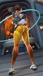 1girls 3d 3d_(artwork) 9:16 activision alternate_version_available ankles ass athletic athletic_female big_ass big_breasts blizzard_entertainment bodysuit breasts brown_hair bubble_butt busty cheek_bulge chest cropped_jacket curvaceous curvy curvy_figure dark_hair dialogue digital_media_(artwork) ear_cuff english_text fat_ass fellatio_gesture female female_focus female_only fit fit_female gloves hand_on_hip hips hourglass_figure human jacket leggings legs lena_oxton light-skinned_female light_skin looking_at_viewer looking_back mature mature_female no_penetration orientation_play overwatch overwatch_2 pose rear_view short_hair slim_waist smitty34 sneakers solo spandex spiky_hair talking_to_viewer teasing text thick thick_hips thick_legs thick_thighs thighs tinted_eyewear tracer vambrace video_games visor voluptuous waist wide_hips