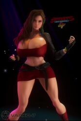 1girls 3d 3d_animation alternate_breast_size animated areola_slip areolae areolae_slip asymmetrical_hair blaze_fielding bouncing_breasts bouncing_hair breasts breasts_bigger_than_head brown_hair cleavage crop_top cropped_jacket earrings eyelashes female female_only female_solo fighting_pose fighting_stance fingerless_gloves gigantic_breasts gloves hair_physics hoop_earrings hourglass_figure huge_breasts human human_female human_only idle_animation jacket long_eyelashes long_hair looking_at_viewer midriff midriff_baring_shirt miniskirt nipple_slip nipples panties red_skirt short_skirt shorter_than_30_seconds skirt solo solo_female streets_of_rage streets_of_rage_4 tagme thighs top_heavy top_heavy_breasts tube_top tubetop upper_body vaako vertical_video video virt-a-mate virtamate watermark white_panties wide_hips