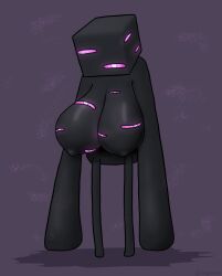 1girls big_breasts breasts breasts_out enderman enderwoman eyes_on_body eyes_on_breasts female minecraft minecraft_(series) minecraft_dungeons minecraft_mob multi_eye watchling_(minecraft) zeganos