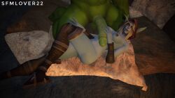 1girls 3d blizzard_entertainment blonde_hair blue_skin female forsaken green_skin handjob huge_cock interspecies male orc orc_(warcraft) orc_male orced sfmlover22 sylvanas_windrunner undead undead_(warcraft) warcraft world_of_warcraft