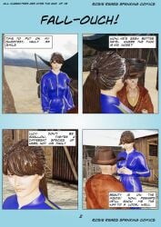 3d comic english_text fallout fallout_3 fallout_equestria fallout_new_vegas page_2 page_number spanking