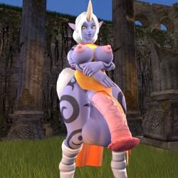 1futa 3d animal_genitalia animal_penis balls balls_under_clothes big_breasts big_hips big_testicles big_thighs bottomless_loincloth breasts breasts_bursting_out canastus celestial_(league_of_legends) equine_penis erection_under_loincloth futa_only futanari glowing_eyes goat grey_hair half-erect hips hooves horn horsecock horsecock_futanari huge_cock intersex league_of_legends lilac_skin loincloth loincloth_lift long_penis monster_girl nipples penis penis_under_clothes penis_under_loincloth pink_penis pinup pointy_ears purple_skin riot_games sfm soraka source_filmmaker tattoos testicles thick_thighs thighs veiny_penis white_hair wide_hips yellow_eyes