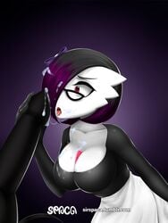 alternate_color breasts cum duo eyewear female gardevoir glasses goth handjob humanoid male nintendo pokémon_(species) pokemon pokemon_(species) sofia_(spaca) solo_focus spaca straight tease teasing tongue tongue_out video_games