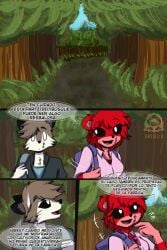 anthro anthro_on_anthro bassilixxx23 bobby_bearhug comic critters_(poppy_playtime) poppy_playtime smiling_critters