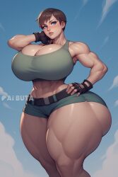 1girls ai_generated aibuta alternate_body_type alternate_breast_size alternate_costume athletic athletic_female big_ass big_breasts big_butt breasts breasts_bigger_than_head child_bearing_hips curvaceous curves curvy curvy_body curvy_female curvy_figure curvy_hips female female_only gigantic_ass gigantic_breasts hi_res high_resolution highres hips hips_wider_than_shoulders hourglass_figure huge_breasts massive_breasts massive_thighs rebecca_chambers resident_evil shiny_skin skull_crushing_thighs solo solo_female solo_focus stable_diffusion thick_ass thick_thighs thighs voluptuous voluptuous_female wide_hips