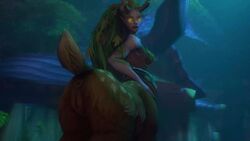 2017 3d animal_genitalia animal_pussy animal_tail animated antlers anus ass breasts cervine deer deer_taur dryad dryad_(warcraft) equine equine_taur female feral hair heroes_of_the_storm horn horns itsmorti looking_at_viewer looking_back loop lunara lunara_(warcraft) mammal monster_girl presenting presenting_hindquarters pussy shaking_butt solo taur teasing video_games warcraft