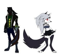 hellhound helluva_boss loona_(helluva_boss) loonafan69 mythology oc safe vivienne_medrano