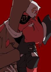 countryhumans gay making_out male/male soviet_union_(countryhumans) third_reich_(countryhumans) yaoi