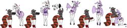 1futa 1girls 2017 absurd_res alana animal_ears animal_humanoid anthro clothed clothing cum cum_in_mouth cum_inside erection female footwear full_body futanari hair hi_res high_heels humanoid lagomorph legwear mammal mario_(series) masamaki mask penis rabbit_humanoid red_panda shoes shy_gal shygalization simple_background standing stockings tail transformation vein veiny_penis white_background white_hair