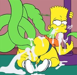 anal bart_simpson big_ass big_thighs cum_in_ass cum_in_mouth cum_in_pussy cum_on_floor femboy fucked_silly gay girly josemalvado male_penetrated malesub monster multiple_insertions short_shorts small_balls small_penis tentacle tentacle_on_male tentacle_rape the_simpsons tongue_out