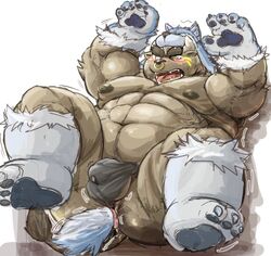 anal anthro asterios bovine bulge buttplug buttplug_tail cattle clothing costume dildo furry furry_only kotobuki male male_only mammal muscular muscular_male no_humans sex_toy tokyo_afterschool_summoners underwear