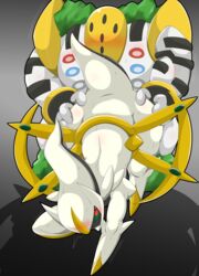 ambiguous_gender arceus blush female feral hi_res humanoid legendary_pokémon male male/ambiguous nintendo pokémon_(species) pokemon regigigas sex simple_background sweat type video_games