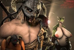 3d 3d_(artwork) nsfw simon_sklar source_filmmaker tagme sfm skyrim dragonborn argonian meme