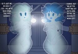 2girls breasts chubby covering female invisible kinggargantuas mario_(series) nude paper_daisy paper_mario paper_mario:_the_thousand-year_door paper_peach paper_peach_invisible_intermission princess_daisy princess_peach tagme tonyneely
