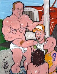 cmanart_(calvin) gay yaoi male male_only traditional_media tagme 2011 dated