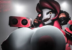 3d 3d_(artwork) breasts gun huge_breasts nsfw senthia sfm simon_sklar solo source_filmmaker tagme team_fortress_2 tf2