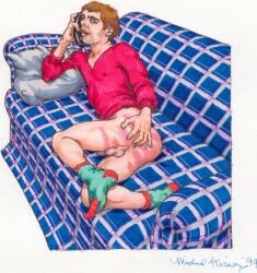 michael_kirwan traditional_media gay yaoi original tagme male male_only 1999 dated