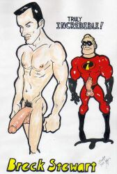 2005 cmanart_(calvin) dated disney gay male male_only mr._incredible tagme the_incredibles traditional_media yaoi