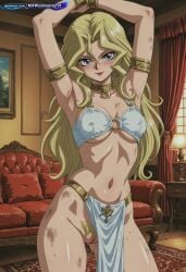 absurd_resolution absurdres ai ai-created ai_art ai_generated anime_coloring anime_screenshot blonde_hair clitoral_hood detailed_background dynamic_angle dynamic_pose exhibitionism exibitionism exited explicit exposed_pussy glossy glossy_body glossy_skin gorgeous hentai hi_res high_contrast high_quality high_resolution in_heat mai_valentine nsfw patreon perfect_anatomy pervert_female plump presenting purple_eyes rating_explicit sexy sexy_body sexy_female sexy_pose soft_shading source_anime teasing teasing_viewer vagina voluptuous voluptuous_body voluptuous_female yu-gi-oh!