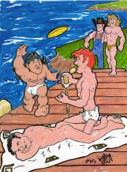 cmanart_(calvin) gay yaoi male male_only traditional_media tagme 2011 dated