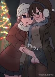 1futa 1girls 2d 2d_animation accurate_hitboxes christmas christmas_lights clothed cock cum cum_drip duke_shiwa futa futanari handjob shiwa_kou short_video shorter_than_30_seconds sleeve_fuck sleeve_pussy sleeve_sex sleevejob sleeves sound stealth_sex tagme video winter winter_clothes