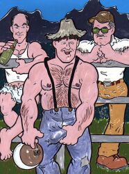cmanart_(calvin) gay yaoi male male_only traditional_media tagme 2012 dated bulge